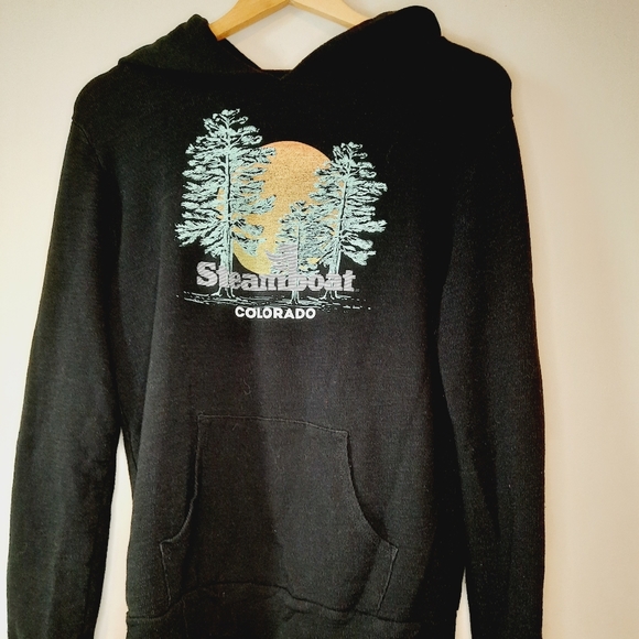 Vintage Sweaters - Retro Steamboat Graphic Hoodie